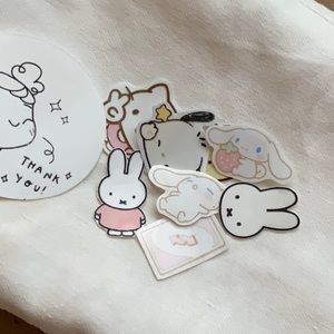 a soft sanrio sticker bundle